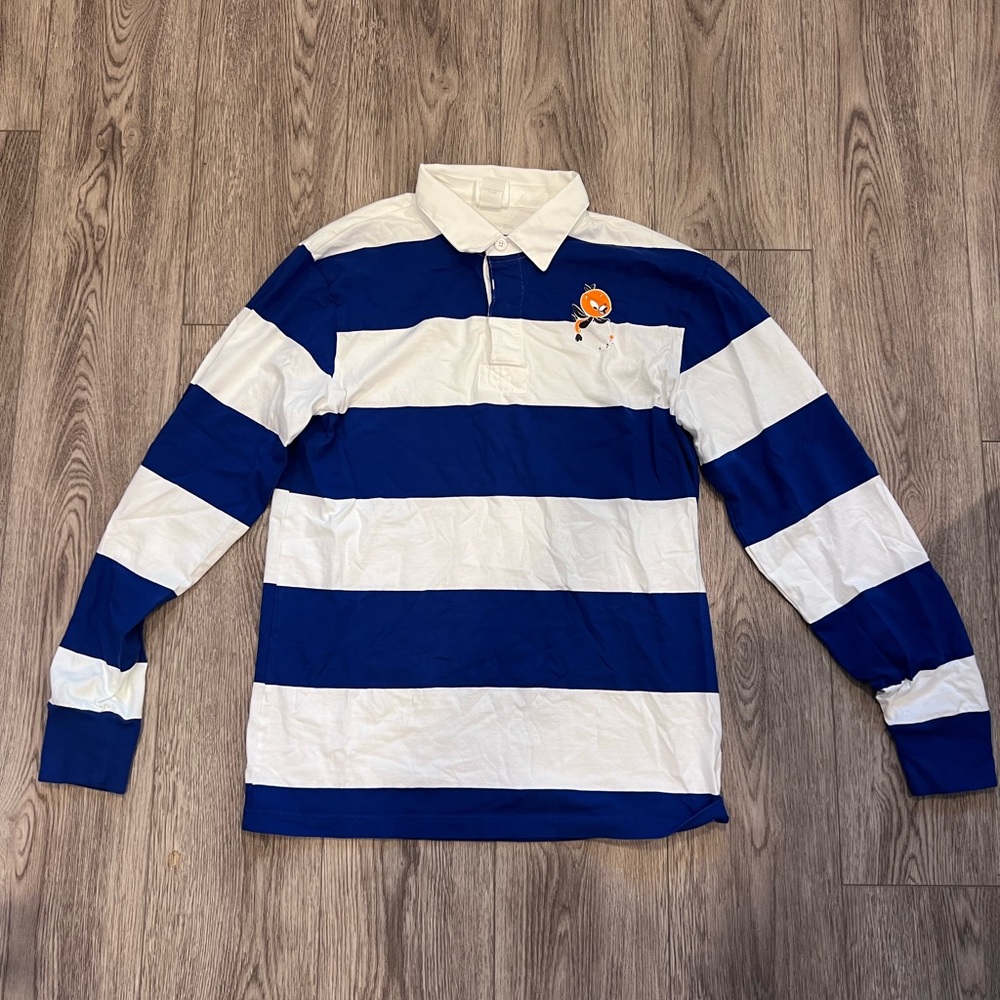 Disney Destination D23 Long sleeve Rugby Shirt Orange Bird size m